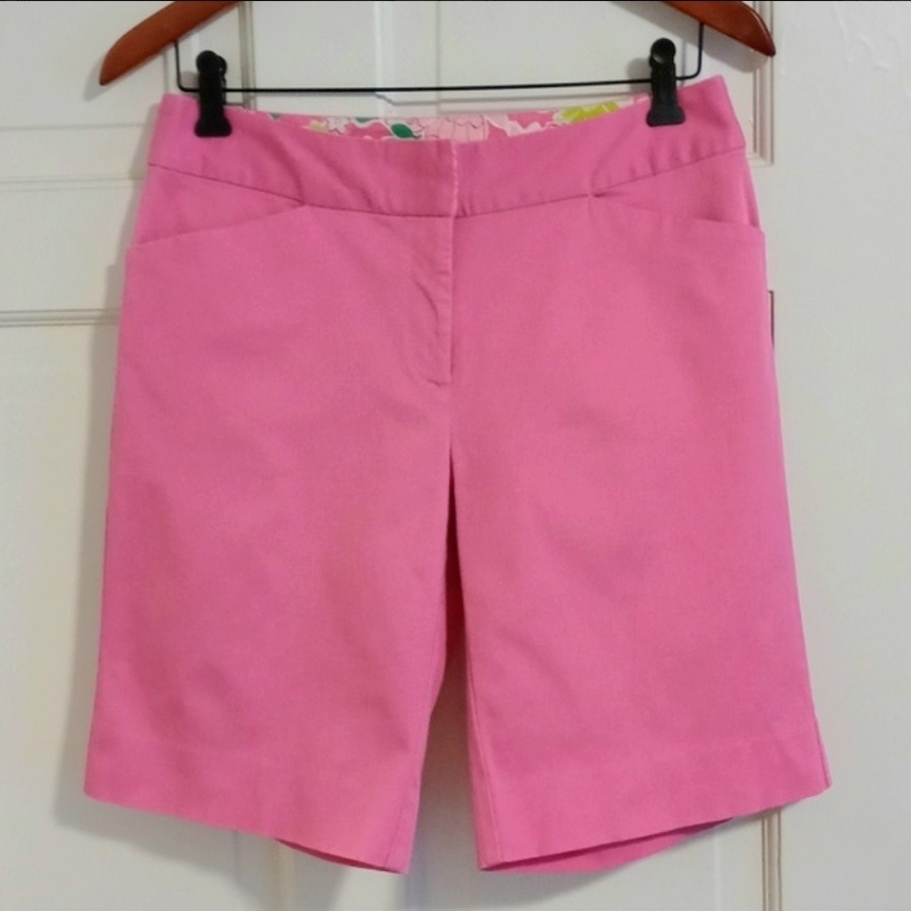💓RARE/VTG Lilly Pulitzer💓 - Pink Stretch Bermuda Short